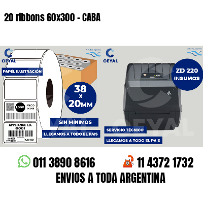 20 ribbons 60x300 - CABA