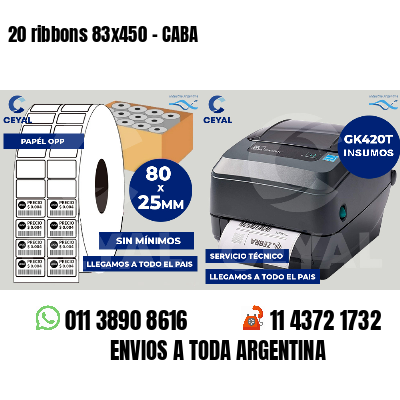 20 ribbons 83x450 - CABA