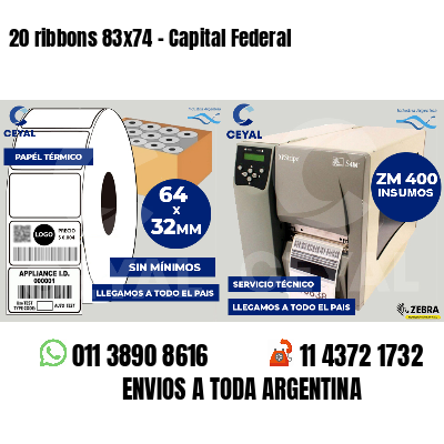 20 ribbons 83x74 - Capital Federal