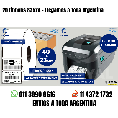 20 ribbons 83x74 - Llegamos a toda Argentina