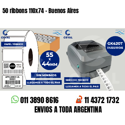 50 ribbons 110x74 - Buenos Aires