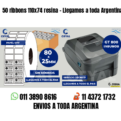 50 ribbons 110x74 resina - Llegamos a toda Argentina