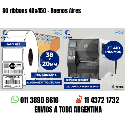 50 ribbons 40x450 - Buenos Aires