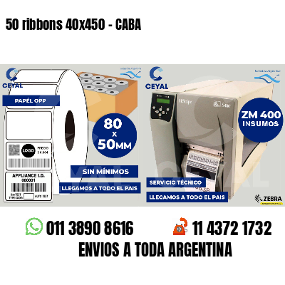 50 ribbons 40x450 - CABA