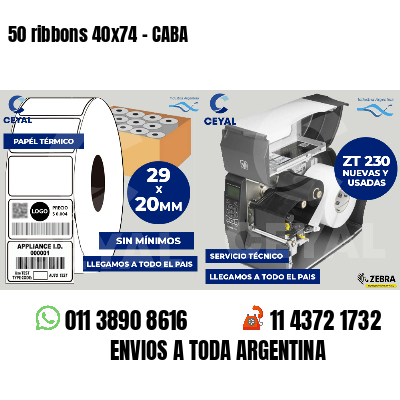 50 ribbons 40x74 - CABA
