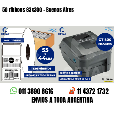 50 ribbons 83x300 - Buenos Aires