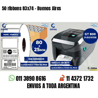 50 ribbons 83x74 - Buenos Aires
