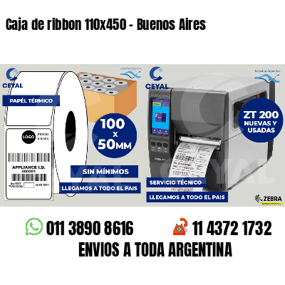 Caja de ribbon 110x450 - Buenos Aires