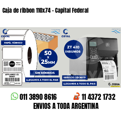 Caja de ribbon 110x74 - Capital Federal