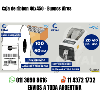 Caja de ribbon 40x450 - Buenos Aires