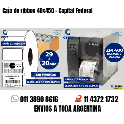 Caja de ribbon 40x450 - Capital Federal