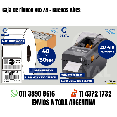 Caja de ribbon 40x74 - Buenos Aires