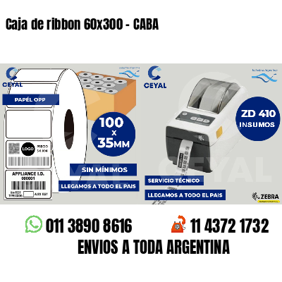 Caja de ribbon 60x300 - CABA