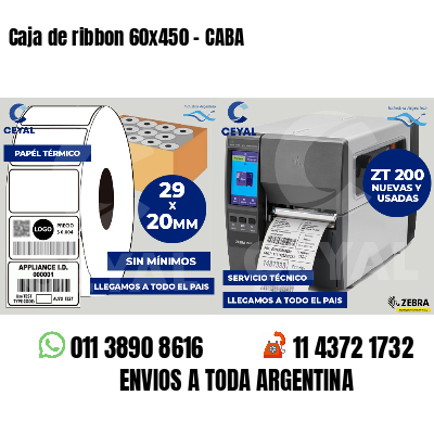 Caja de ribbon 60x450 - CABA