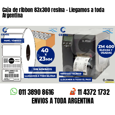 Caja de ribbon 83x300 resina - Llegamos a toda Argentina