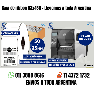 Caja de ribbon 83x450 - Llegamos a toda Argentina