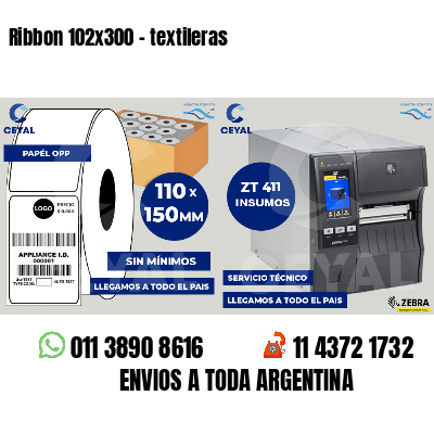 Ribbon 102x300 - textileras