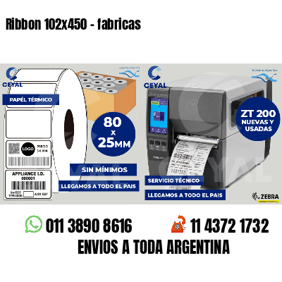 Ribbon 102x450 - fabricas