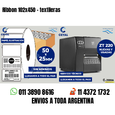 Ribbon 102x450 - textileras