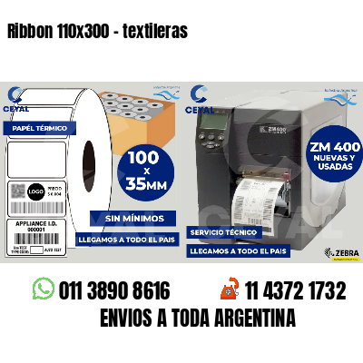 Ribbon 110x300 - textileras