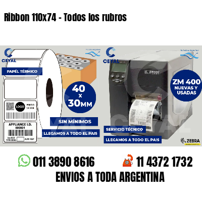 Ribbon 110x74 - Todos los rubros