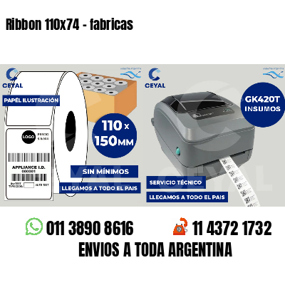 Ribbon 110x74 - fabricas