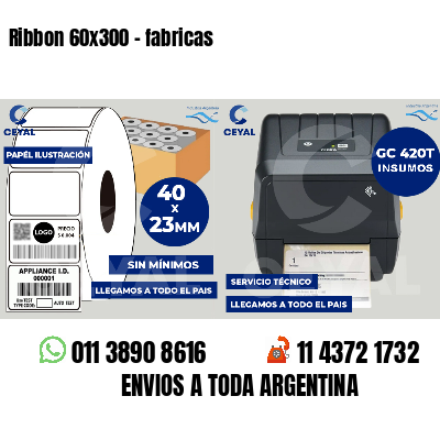 Ribbon 60x300 - fabricas
