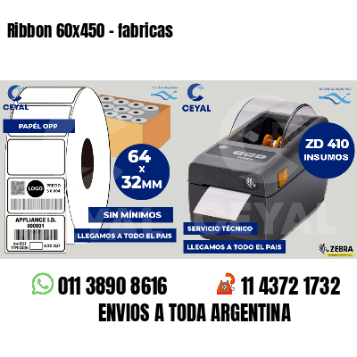 Ribbon 60x450 - fabricas