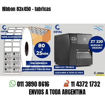 Ribbon 83x450 - fabricas