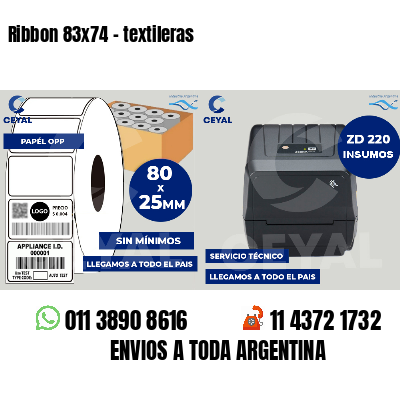 Ribbon 83x74 - textileras