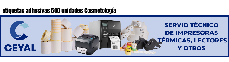 etiquetas adhesivas 500 unidades Cosmetología
