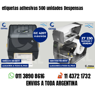 etiquetas adhesivas 500 unidades Despensas