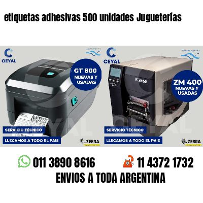 etiquetas adhesivas 500 unidades Jugueterías