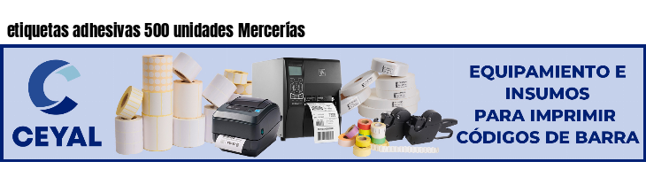 etiquetas adhesivas 500 unidades Mercerías