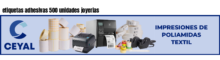 etiquetas adhesivas 500 unidades joyerias