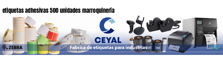 etiquetas adhesivas 500 unidades marroquinería