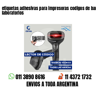 etiquetas adhesivas para impresoras codigos de barras laboratorios