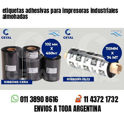 etiquetas adhesivas para impresoras industriales almohadas