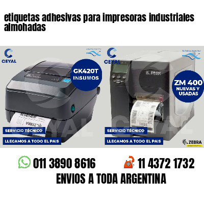 etiquetas adhesivas para impresoras industriales almohadas
