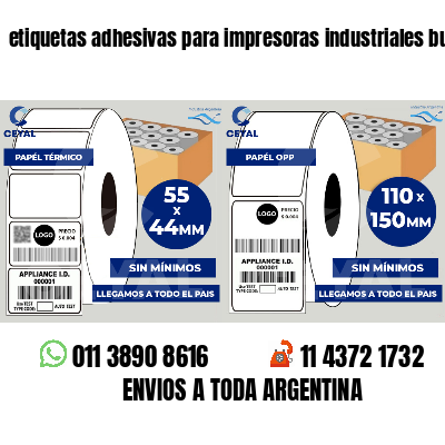 etiquetas adhesivas para impresoras industriales buzos