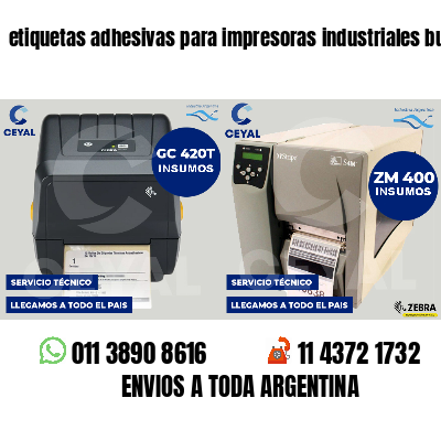 etiquetas adhesivas para impresoras industriales buzos