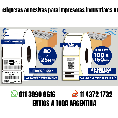 etiquetas adhesivas para impresoras industriales buzos