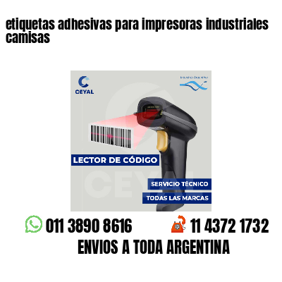 etiquetas adhesivas para impresoras industriales camisas