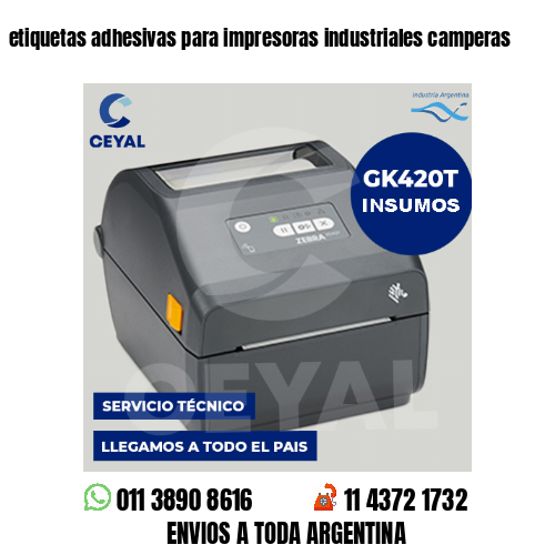 etiquetas adhesivas para impresoras industriales camperas
