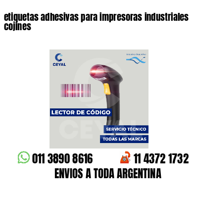 etiquetas adhesivas para impresoras industriales cojines