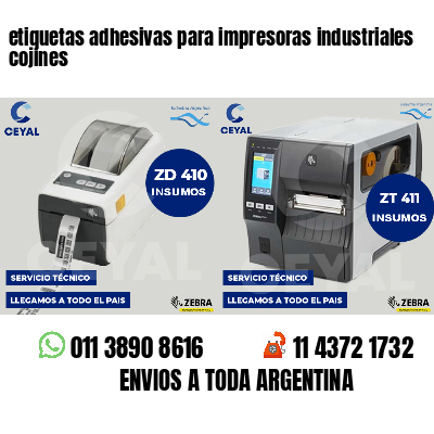 etiquetas adhesivas para impresoras industriales cojines