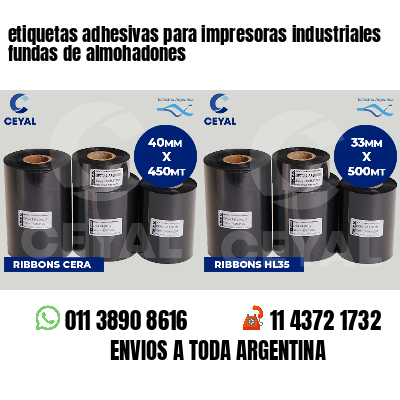 etiquetas adhesivas para impresoras industriales fundas de almohadones