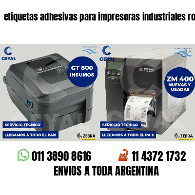 etiquetas adhesivas para impresoras industriales ropa