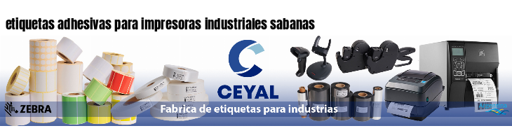 etiquetas adhesivas para impresoras industriales sabanas