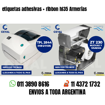 etiquetas adhesivas   ribbon hl35 Armerías
